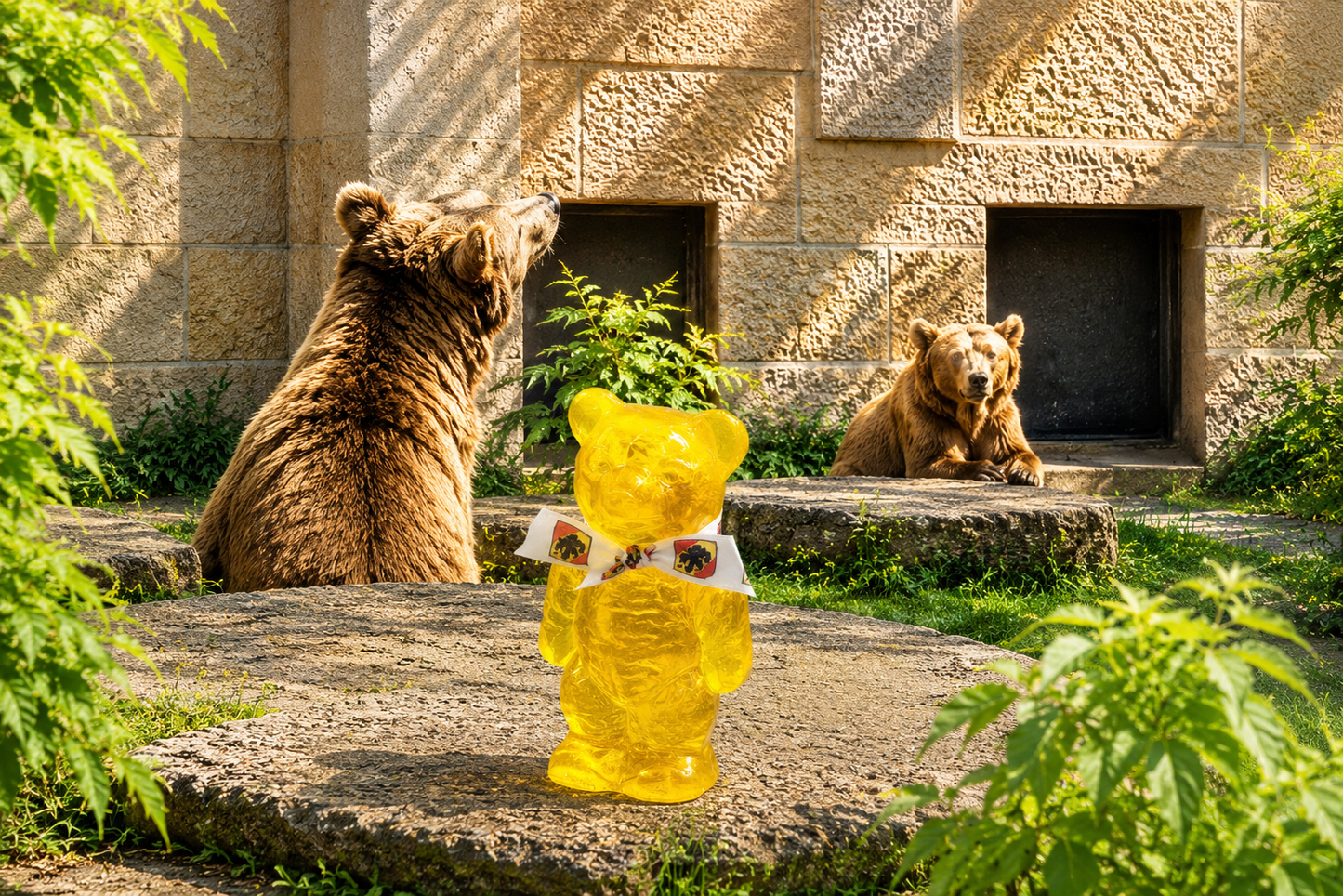 Ours bernois grand jaune