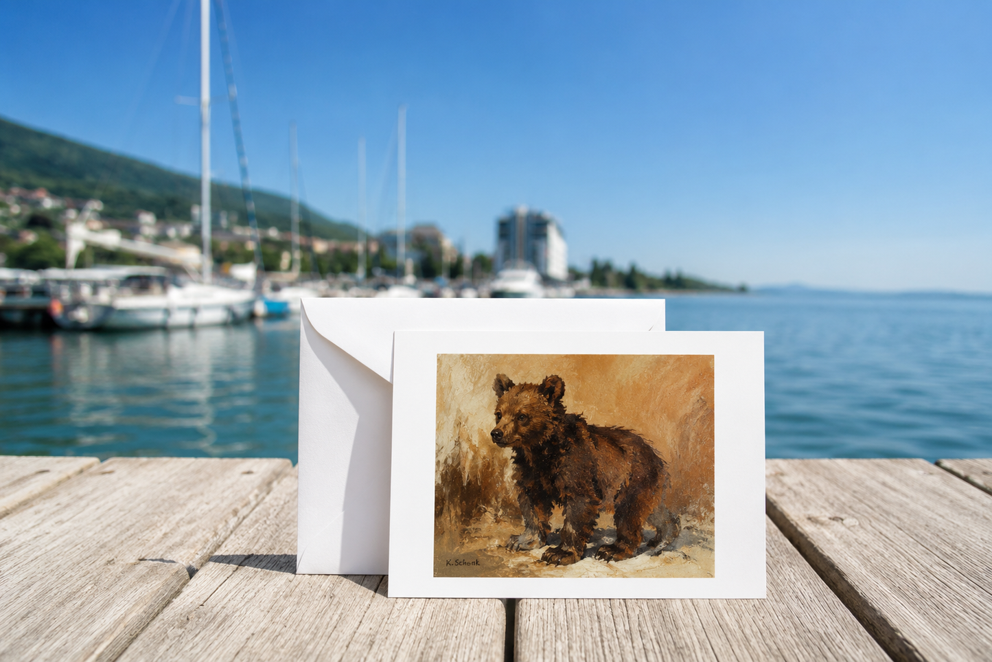 🐻 Kunstkarte Bär - Karl Schenk