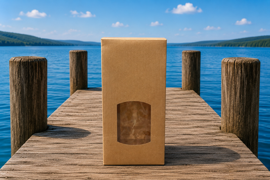📦 Papierbeutel mit Sichtfenster, 20 Stk.